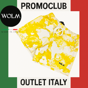 Жълти панталони WOLM, размер XS, 100 % памук, Италия